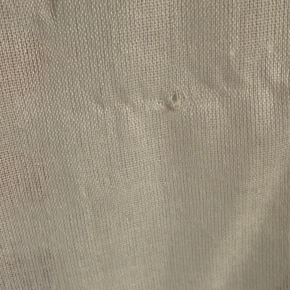 Sonoma Cream Shawl with Yellow and Brown Stripes - Picture 4 of 6